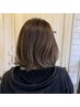 【透け感カラー】カット＋アディクシーカラーでトレンドヘアに♪