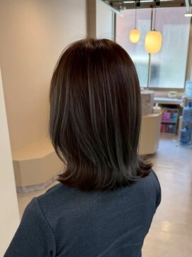 エトレ(etore) くびれミディ/ダークブラウン/透明感カラー