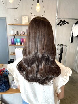 シェル 津山の手店(shel) 10代20代30代髪質改善カラーアッシュグレー透明感