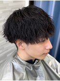 男らしい印象に◎ツイストスパイラルパーマ