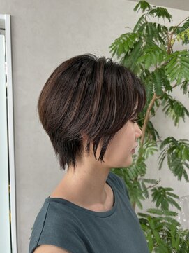 クム 横浜(qumu) 大人ショート × 似合わせカット【神永】