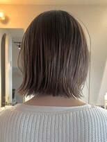 テクネ 天神大名(techne)&nbsp;天神大名顔周りレイヤーカットミディアムボブタッセルボブパーマ