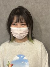 ケアブリーチでつくるインナーカラーがおすすめ(髪質改善/ケアブリーチ/酸性ストレート/白髪ぼかし)