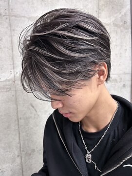 メンズサロン キング 心斎橋店(Men’s salon K!ng) メンズカット/ブリーチ/ニュアンスパーマ/メンズハイライト/眉毛