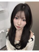 アマテラスゼロ 新宿(AMATELAS zero)&nbsp;可愛いミディアムレイヤー/オリーブベージュ/小顔カット