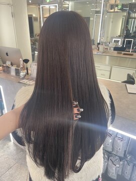 リフトバイマグ 松本駅前店(lift by mag) 20代30代40代艶感ストレートアッシュグレージュ透明感ロング