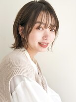 リヤン 表参道(lyann) 大人ガーリー大人可愛いうるツヤシースルーバング斜めバング