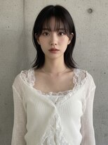 エイチ ウルフカット 大阪梅田(811)&nbsp;50代ハンサムショートショートバレイヤージュクラゲヘアパーマ