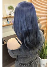 アッシュブルージュ×ダブルカラー