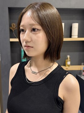 ラミエバイメルト 下北沢(lamie by melt) 花田/レイヤーボブくびれヘア下北沢韓国ショートグレージュ前髪