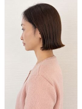 ボンド(hair salon bonD) 外ハネボブ+ナチュラルショコラ