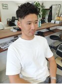 ショートハーパー(ナチュラルパーマ)