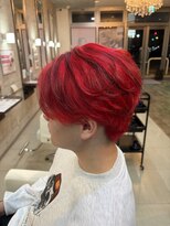 ヘアメイク アージュ 新宮店(HAIR MAKE age) ビビットレッド ローライト