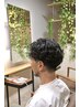 似合わせカット+デザインパーマ　￥13200→￥12100