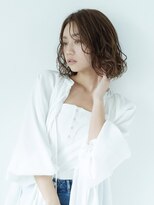 ルフュージュ(Refuge)&nbsp;柔らかウェーブの大人ボブ