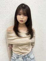 ミリ 奈良店(mm) レイヤーカット/韓国風/顔まわりレイヤー/髪質改善/近鉄奈良