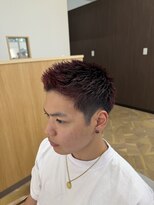 アンドゥ ヘア ファミリア(Andoux Hair familiar) 赤髪ベリーショート