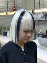 ヲタク 渋谷 代官山 恵比寿(wotaku.) ホワイトデザインカラーミックスカラーポイントカラーハイトーン