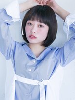 リリアン 青山(relian) 黒髮ボブでまとまりのあるスタイルに