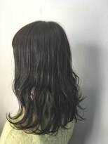 コピーヌ 高田馬場店(Copine)&nbsp;暗髪アッシュで旬のヘアに☆アッシュグレー×くびれセミディ☆