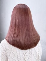 アイティーバイアルバム 藤沢店(IT by ALBUM)&nbsp;ピンクロング_マッシュショートカーキグレージュ_ba323351