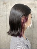 【Fagus】インナーカラー×バイオレットピンク【三軒茶屋】