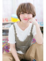 フレンチガーリー小顔ウルフマッシュエアリーショートb1