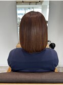 艶髪ボブ【縮毛矯正】