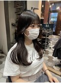 小顔カット×レイヤーカット×簡単スタイリング