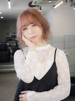 スラップス(SLAPS.)&nbsp;ペールピンク+ウェーブボブ