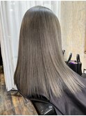 オリーブグレージュ/カーキグレージュ髪質改善トリートメント