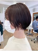 イメチェン チェリーブラウン フェミニン ダークアッシュ
