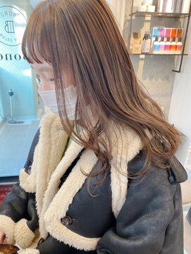 ボンド 三軒茶屋(Bond) 前髪韓国風顔まわり×ふんわりカール[三軒茶屋]