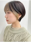 【長谷川】マッシュショートインナーカラー