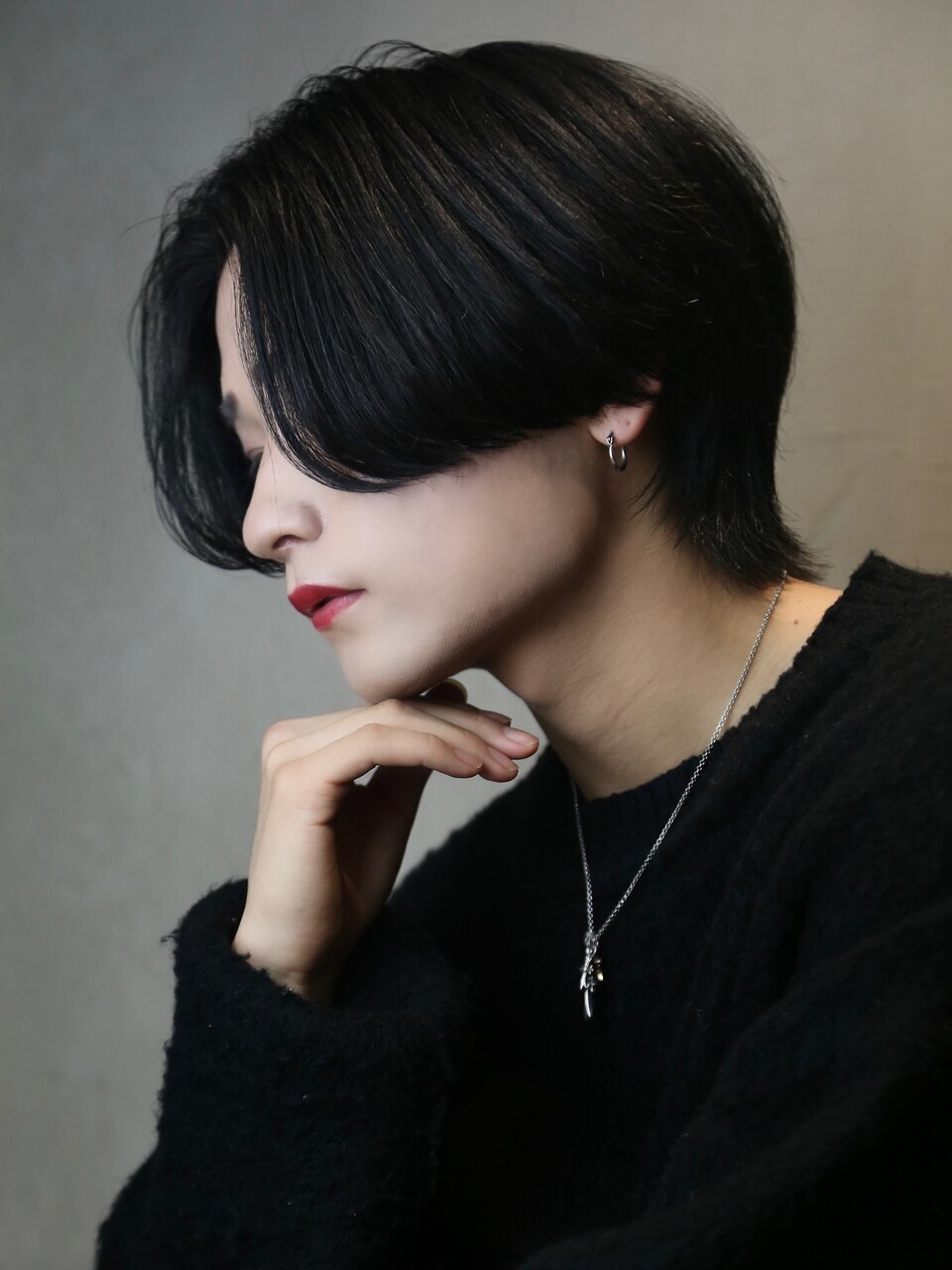 パーマ ツイスパMixフェザーパーマ ヘアカタ @hori___hair _ 「RETØUCH