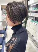 大人くびれショート/ひし形/白髪ぼかし/髪質改善/30代40代50代