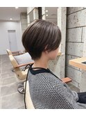 グレージュ/ベージュ/コンパクト/スッキリショート/大重有輝弥