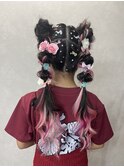 ツインテールアレンジ