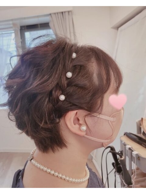 ショートヘアセット