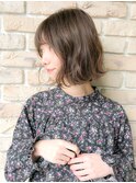 ふんわり可愛いボブ