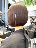 ぷつっとボブ/内巻き/グラデーション/艶髪/髪質改善/縮毛矯正