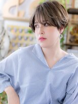 カバーヘア ブリス 川口(COVER HAIR bliss)&nbsp;外国人風アシンメトリーハンサムショートc5川口20代30代40代