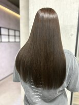 ルノン(LUNON) アッシュパール/ブリーチなし/髪質改善/寒色系/赤み消し