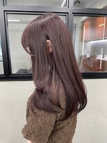 ニコ トウキョウ 渋谷(nico TOKYO)&nbsp;ラベンダーベージュ/ロング/レイヤーカット/顔まわりレイヤー