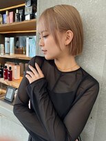 ロンドグロワール 大宮(Lond Gloire)&nbsp;韓国風レイヤーカット小顔ボブルフ/ハイトーンダブルカラー/大宮