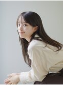 【中岡】地毛風カラー/地毛戻し/ロング/暗髪/レイヤー
