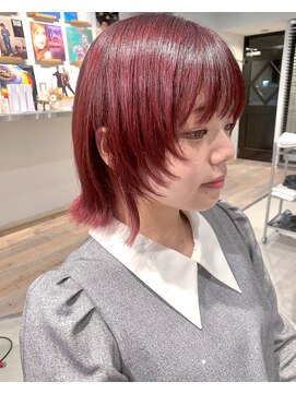 テンダー(Tender) 顔周りレイヤー／チェリーレッド