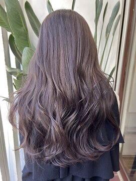 アン(Hair make un) モカブラウン