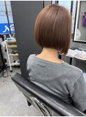 50代 髪質改善矯正カラー