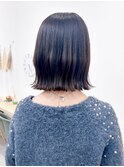 Say.切りっぱなしボブ似合わせカットワンレン黒髪青山原宿表参道